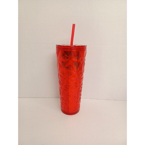 Starbucks Holiday 2023‎ 24 Oz Venti Tumbler Poinsettia Red Prism Cold Cup - Picture 3 of 3